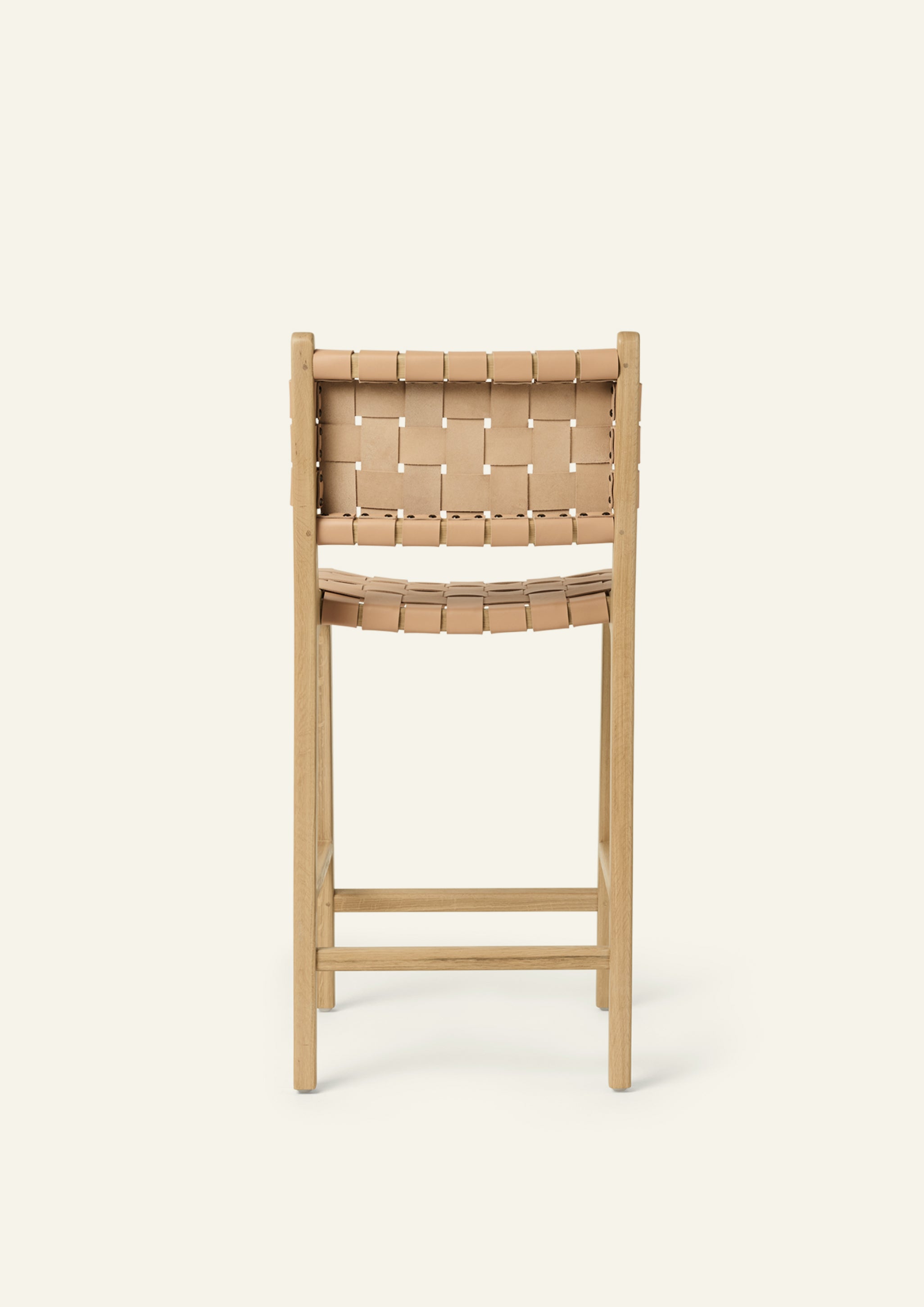Bali Counter Stool in Natural Leather – Hati Home