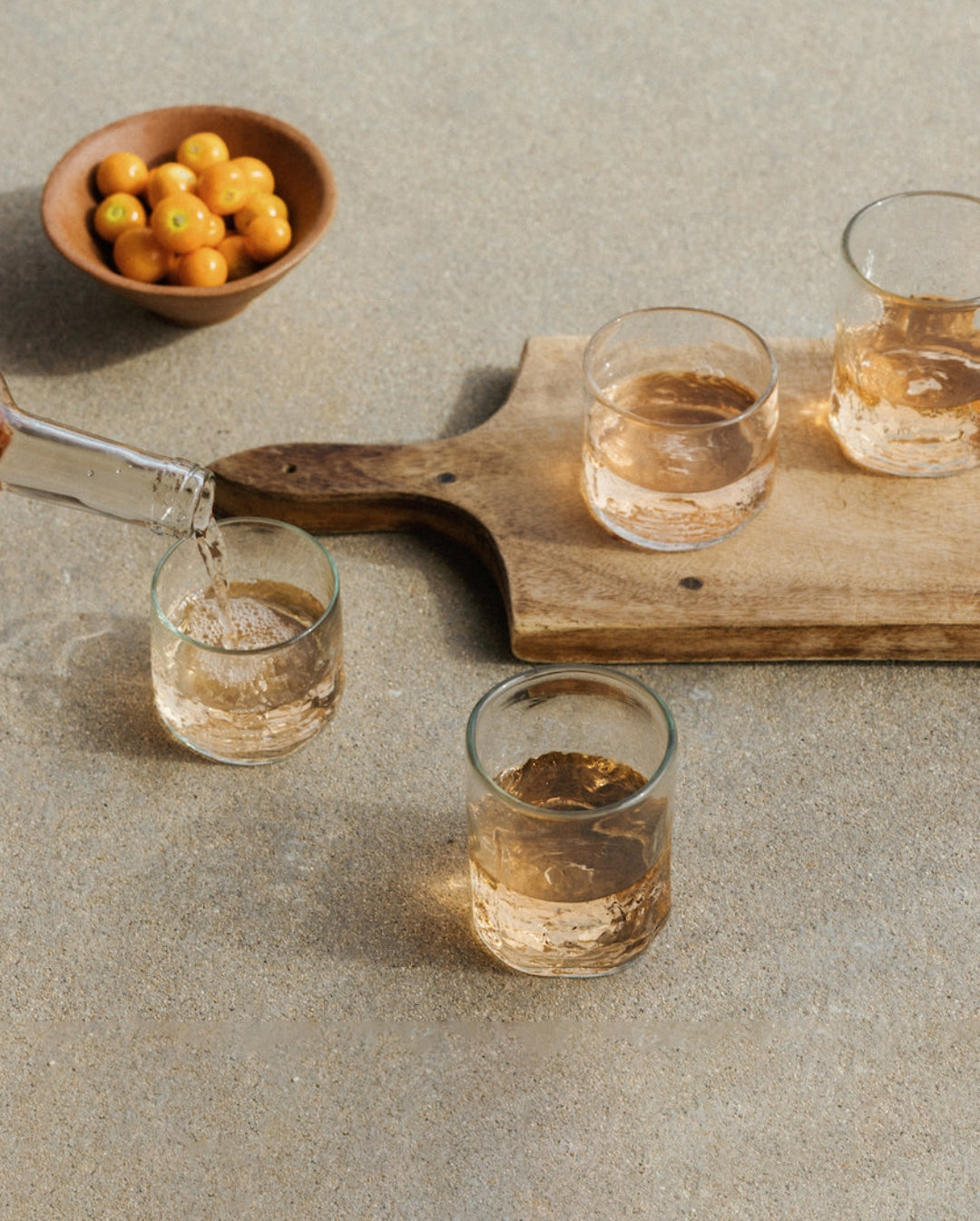 Recycled Stemless Wine Glass, Set of 4