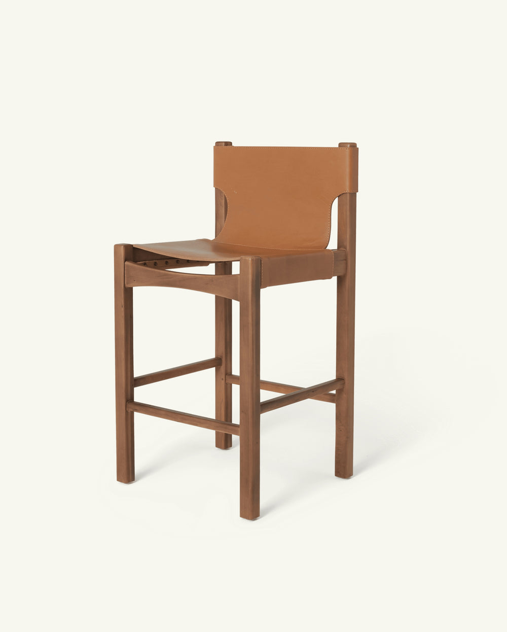 open box - henrik stool in cherry