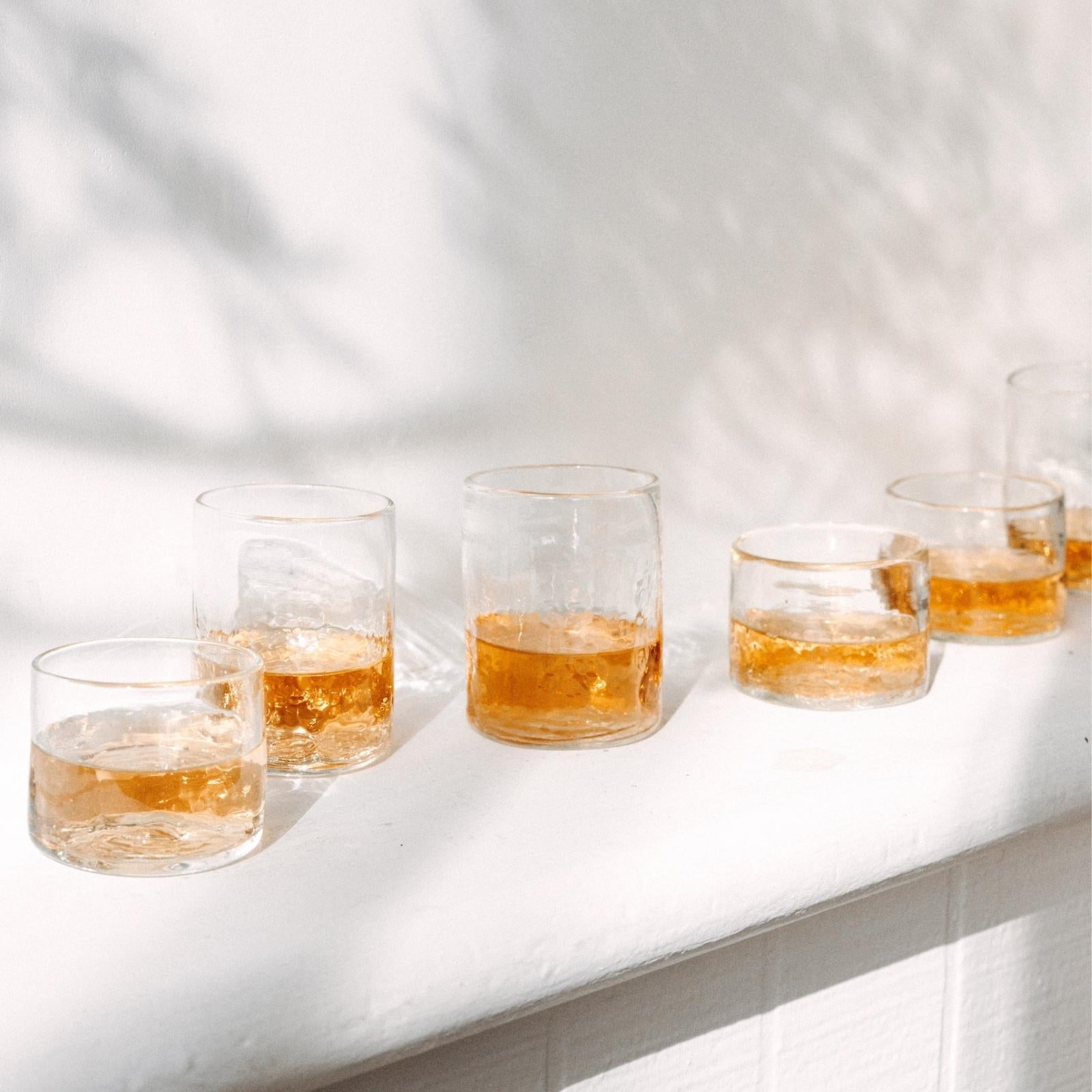 Recycled Stemless Wine Glass, Set of 4