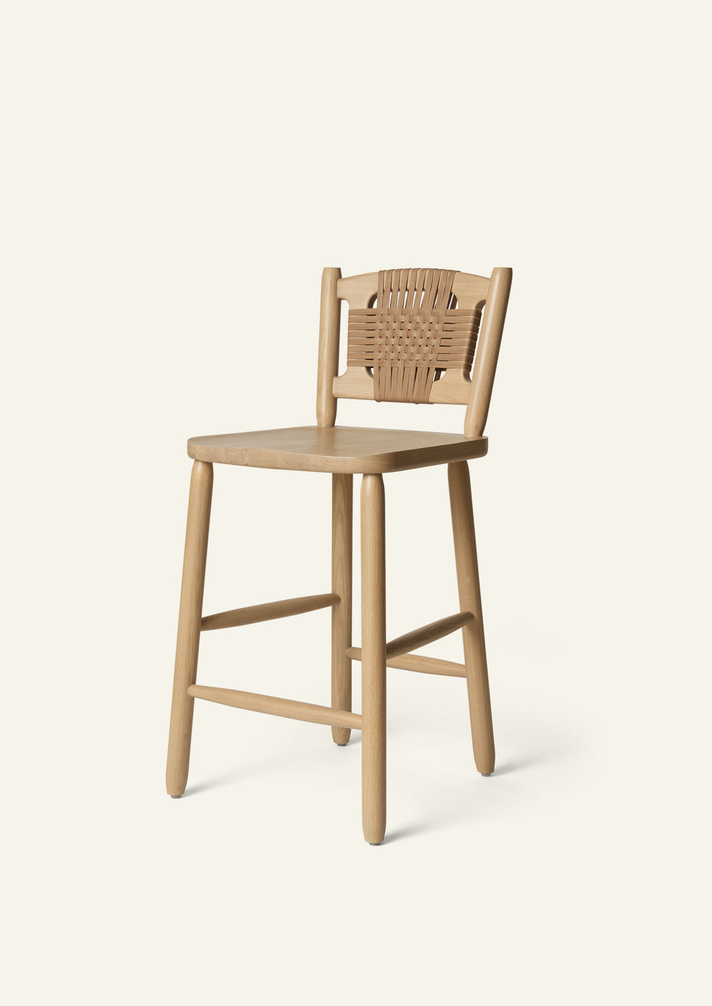 Sloane Counter Stool in White Oak