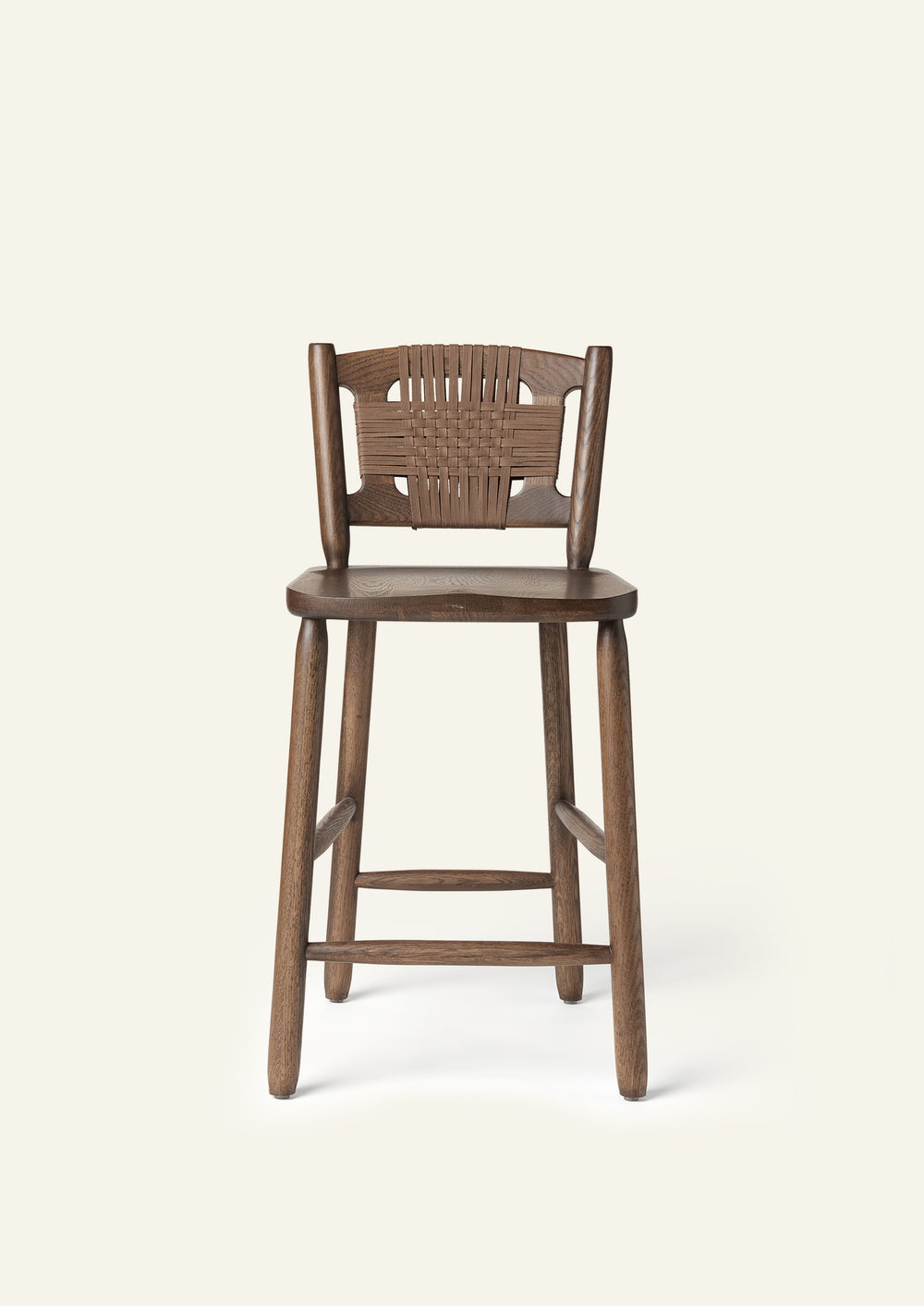 Sloane Counter Stool in Brown Oak