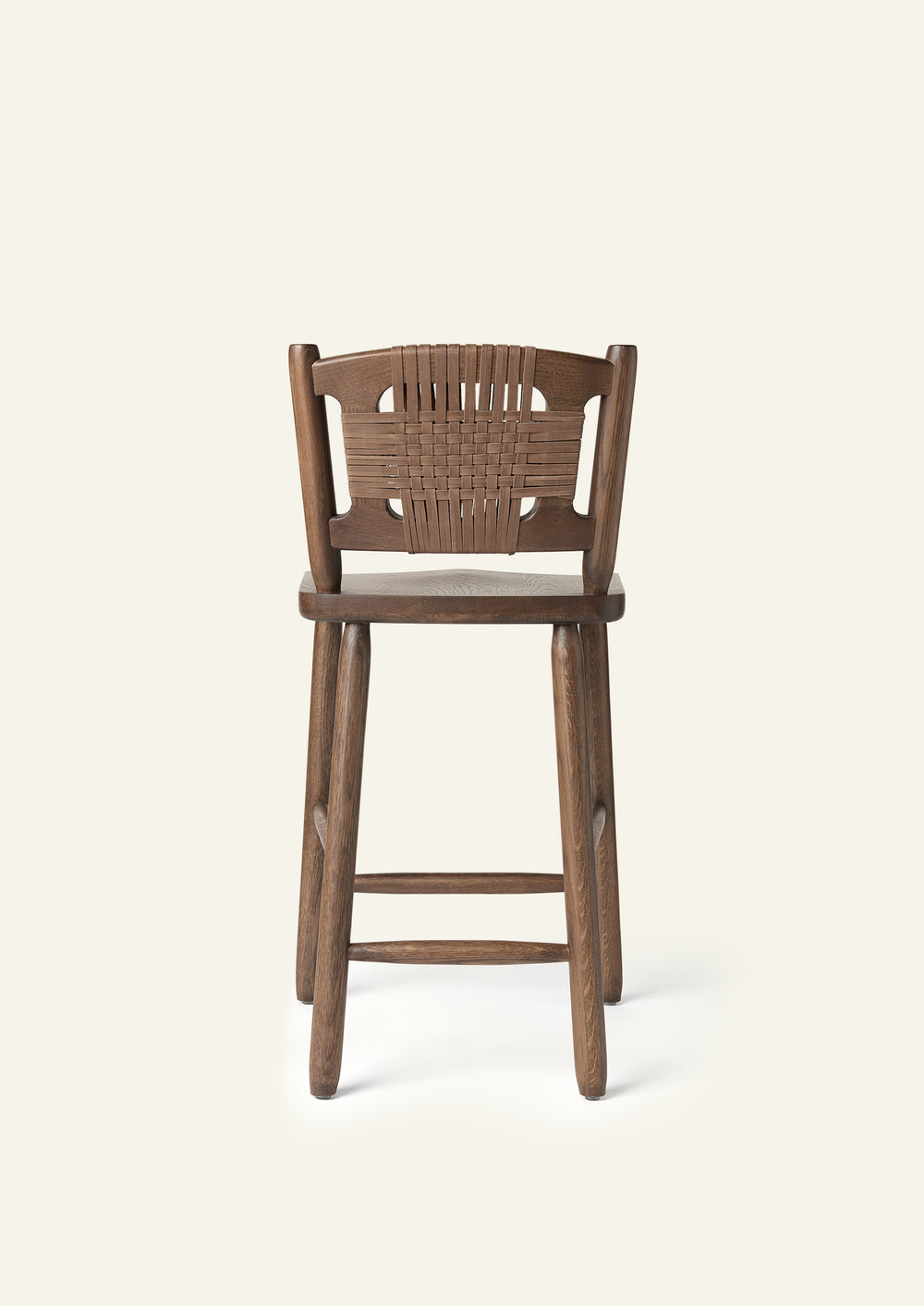 Sloane Counter Stool in Brown Oak