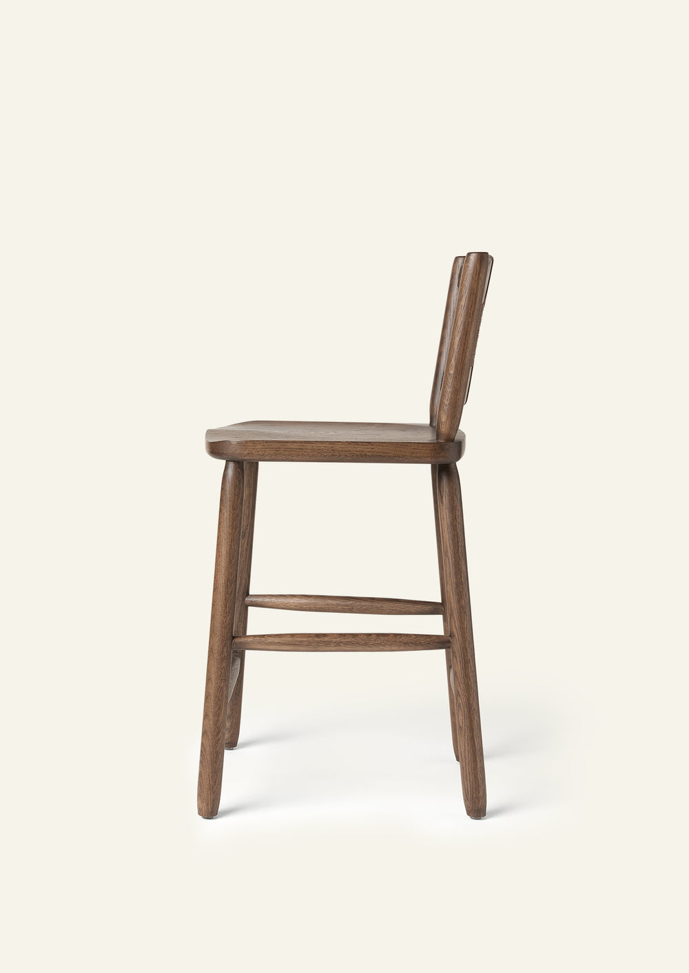 Sloane Counter Stool in Brown Oak