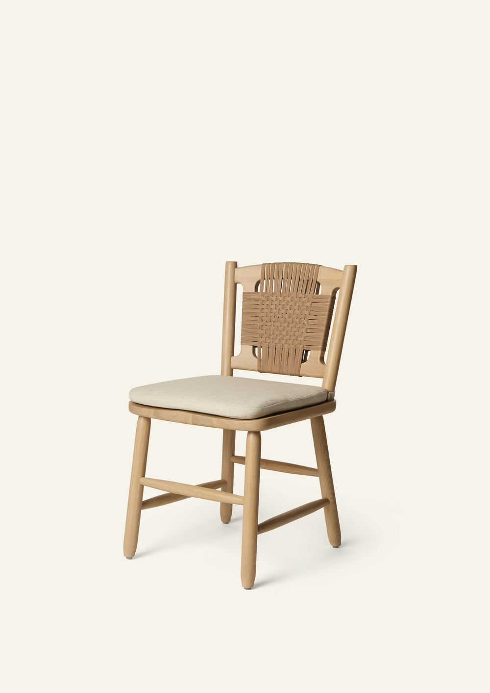 Sloane Dining Chair in White Oak