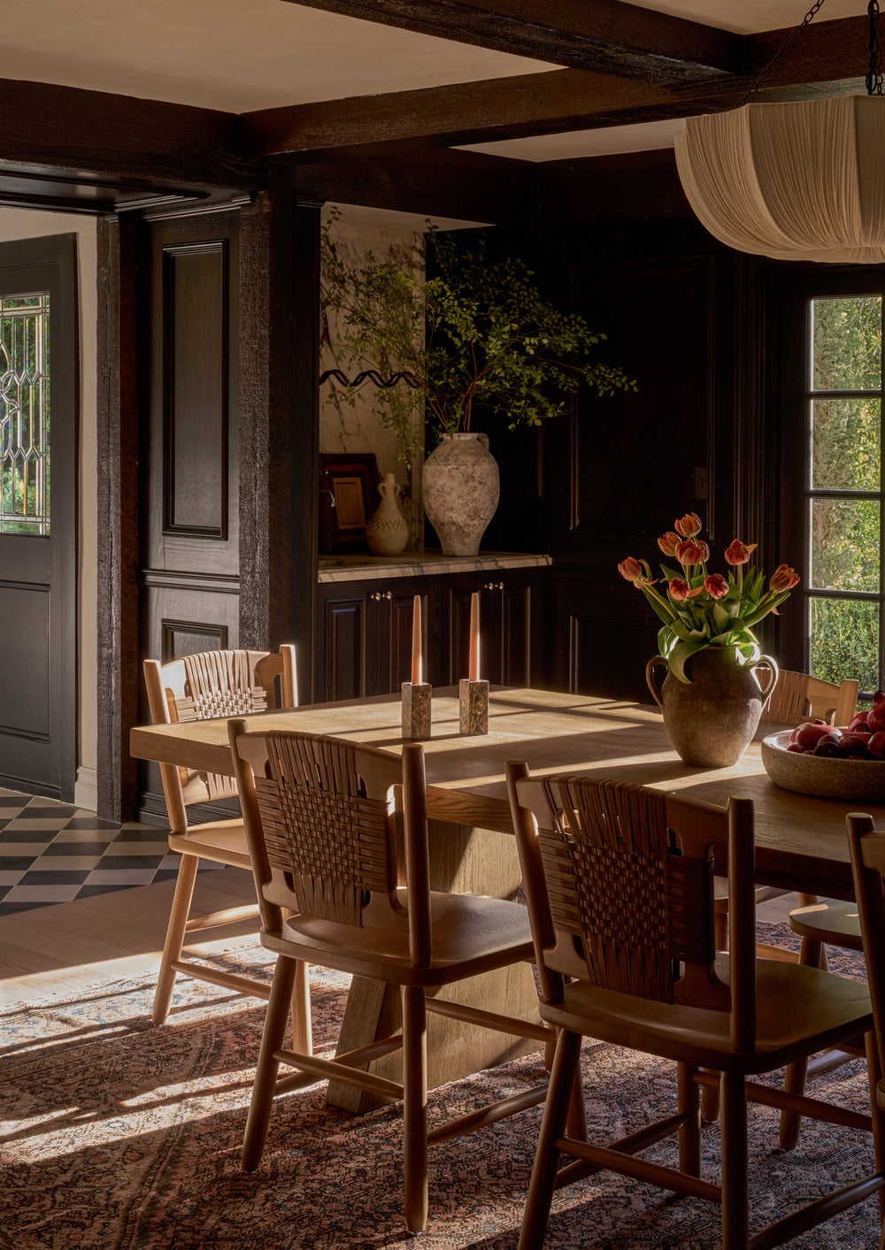 Sloane Dining Chair in White Oak