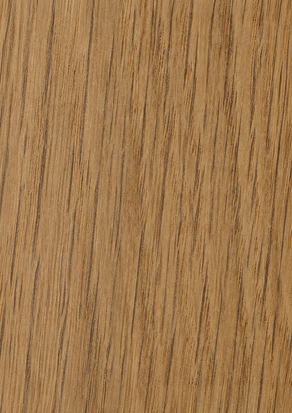 Close-up of a honeyed oak surface with a visible grain pattern