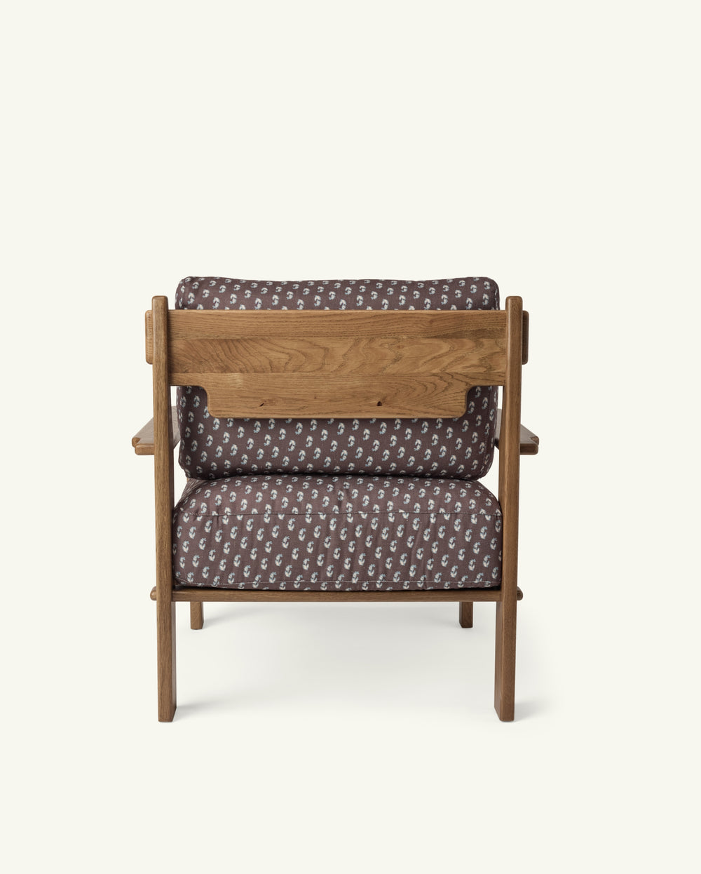 Leela Lounge Chair in Cocoa Floral