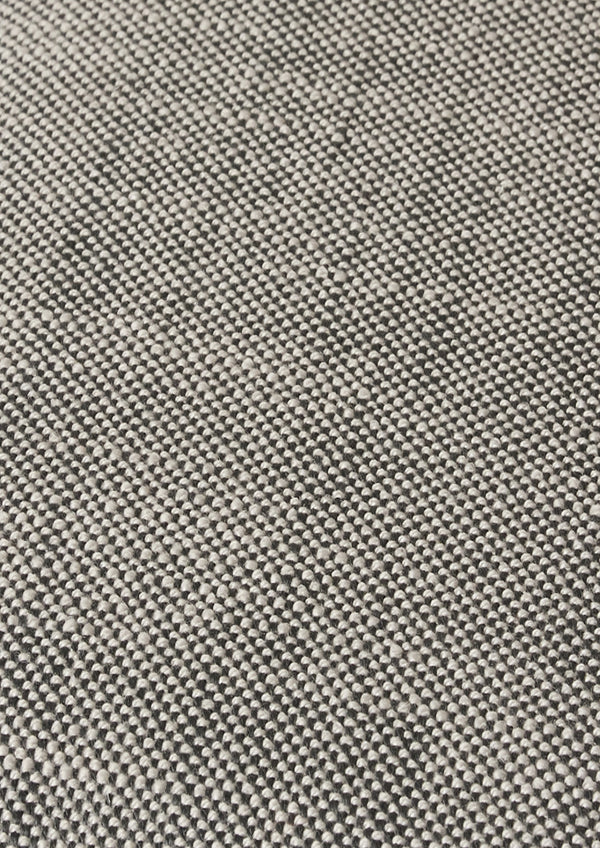 Close-up of a textured gray-blue fabric pattern
