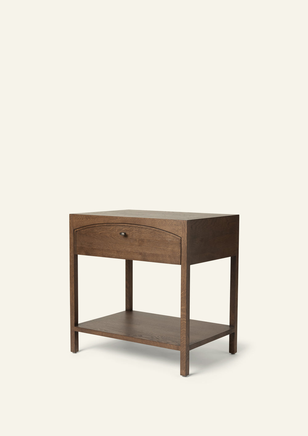 Maude Nightstand in Brown Oak