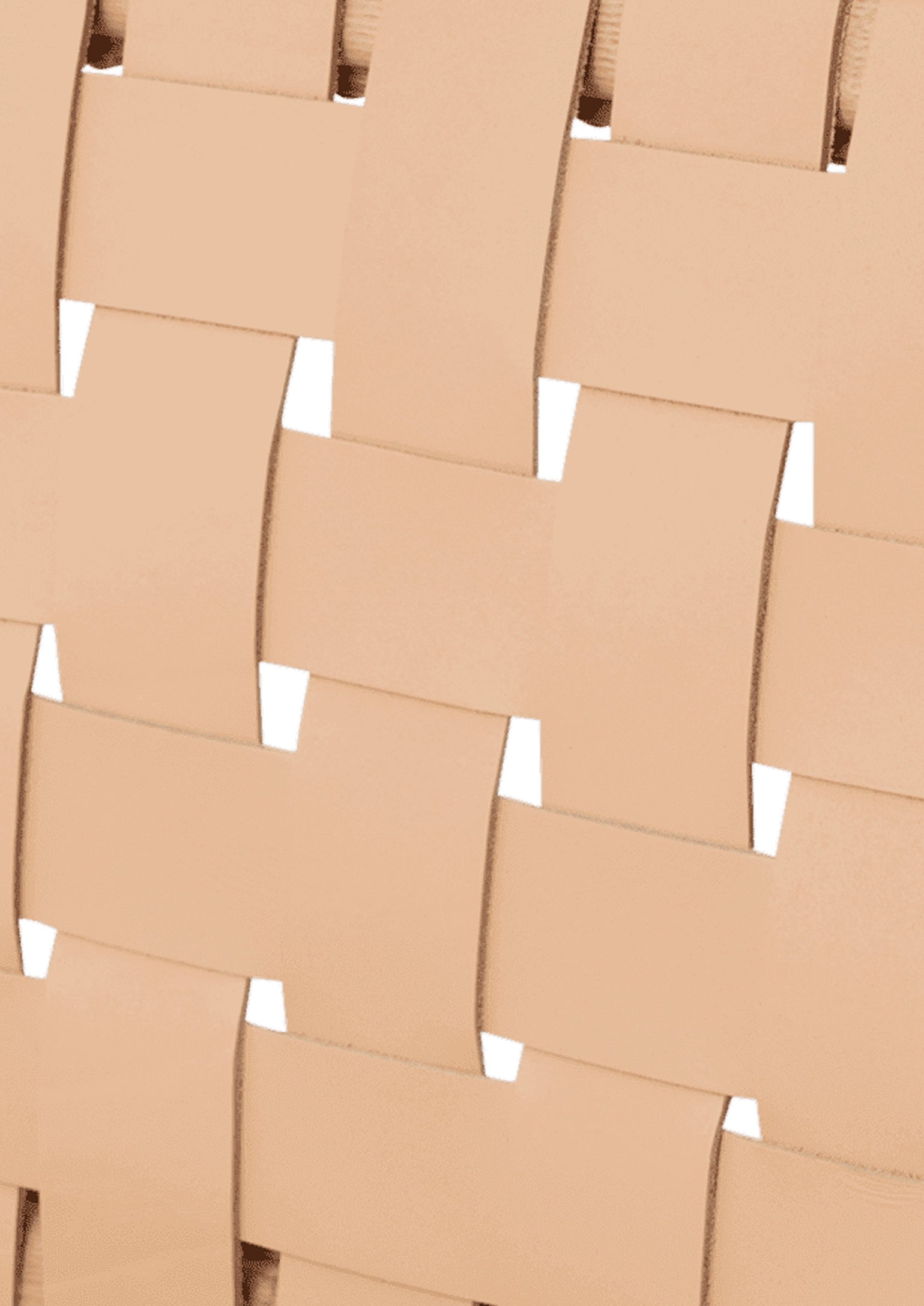 Close-up of woven natural leather material