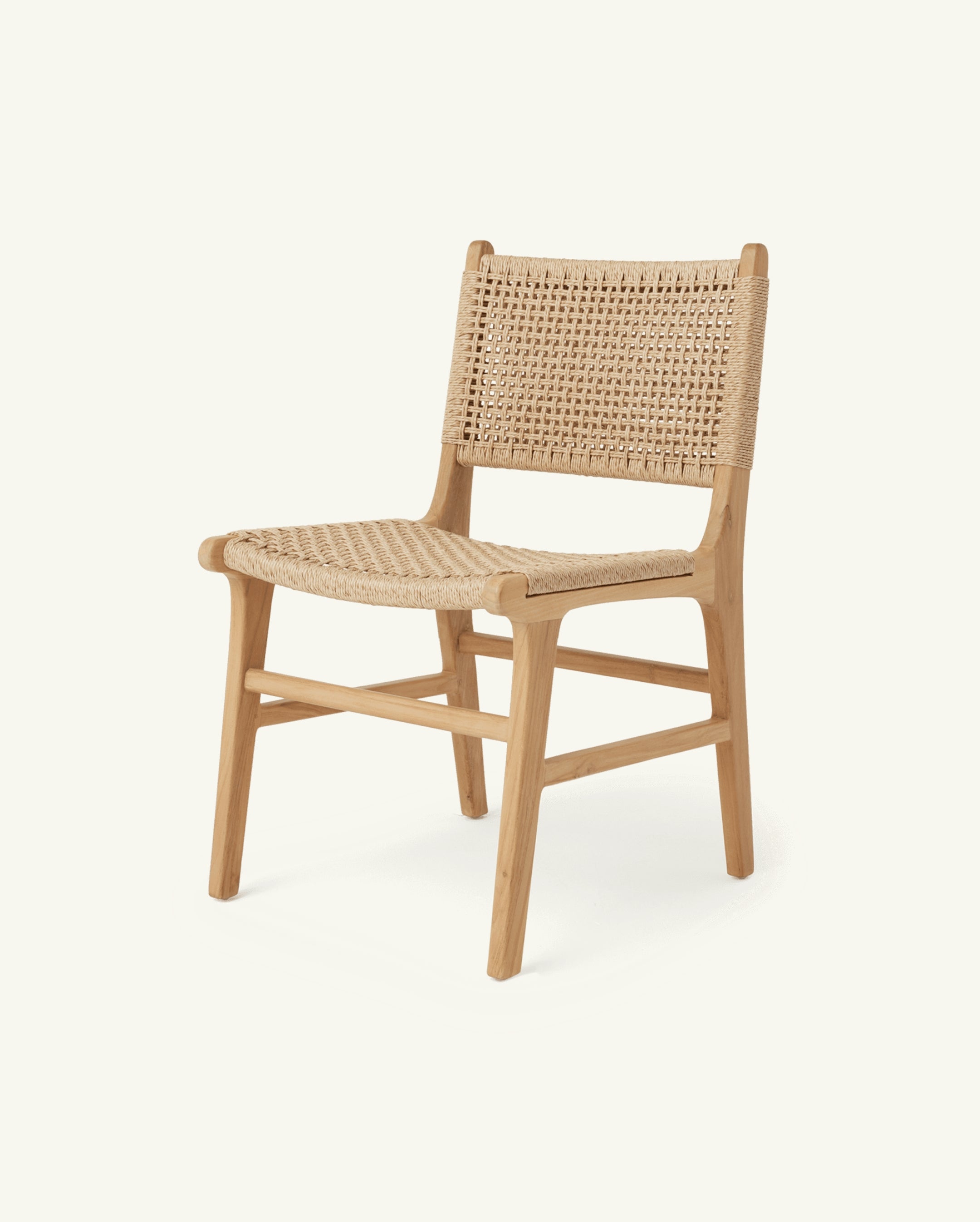 Dining #1 - Bench in Oak and Woven Brown Leather – Hati Home