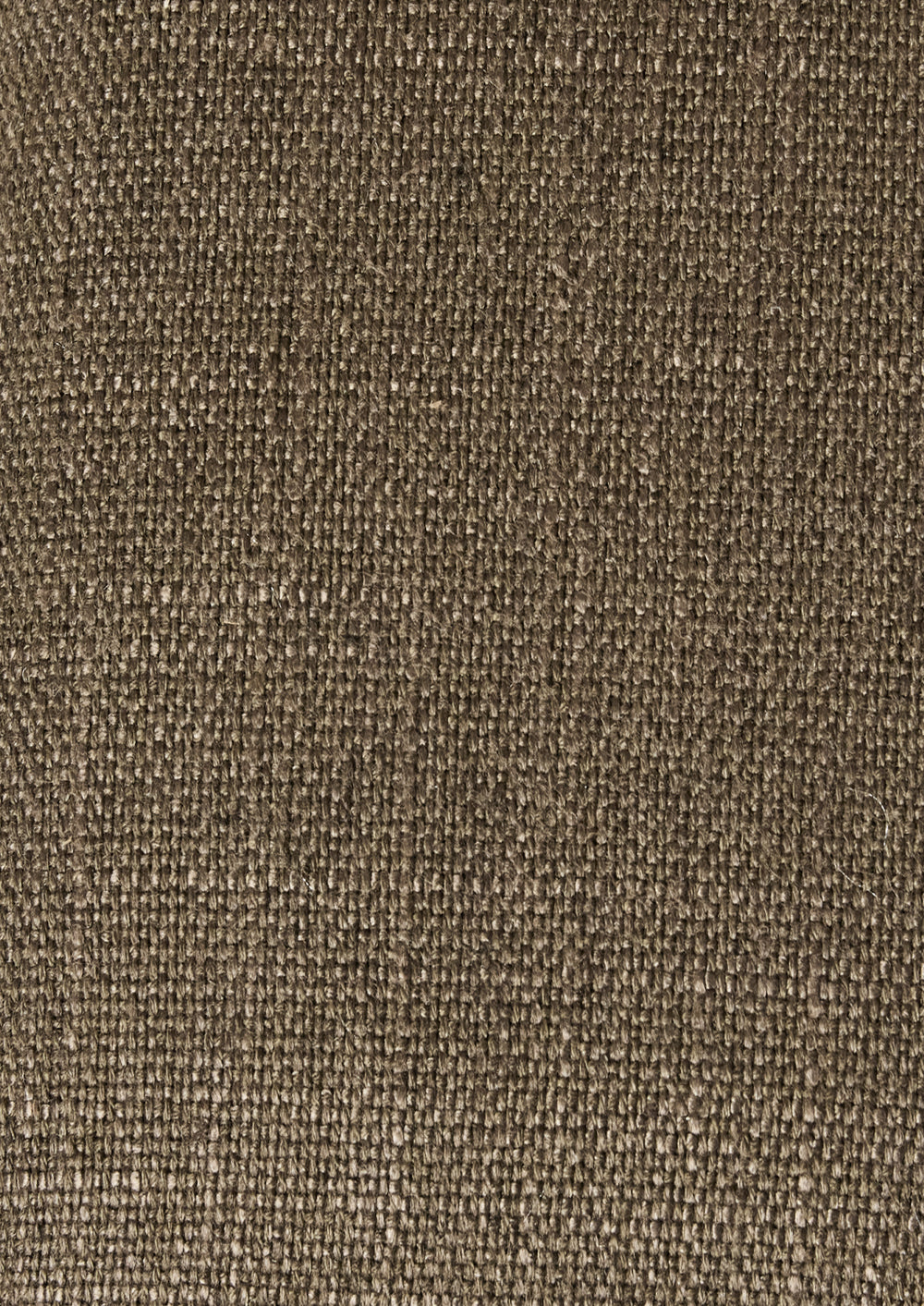 Close-up of Olive green linen fabric texture