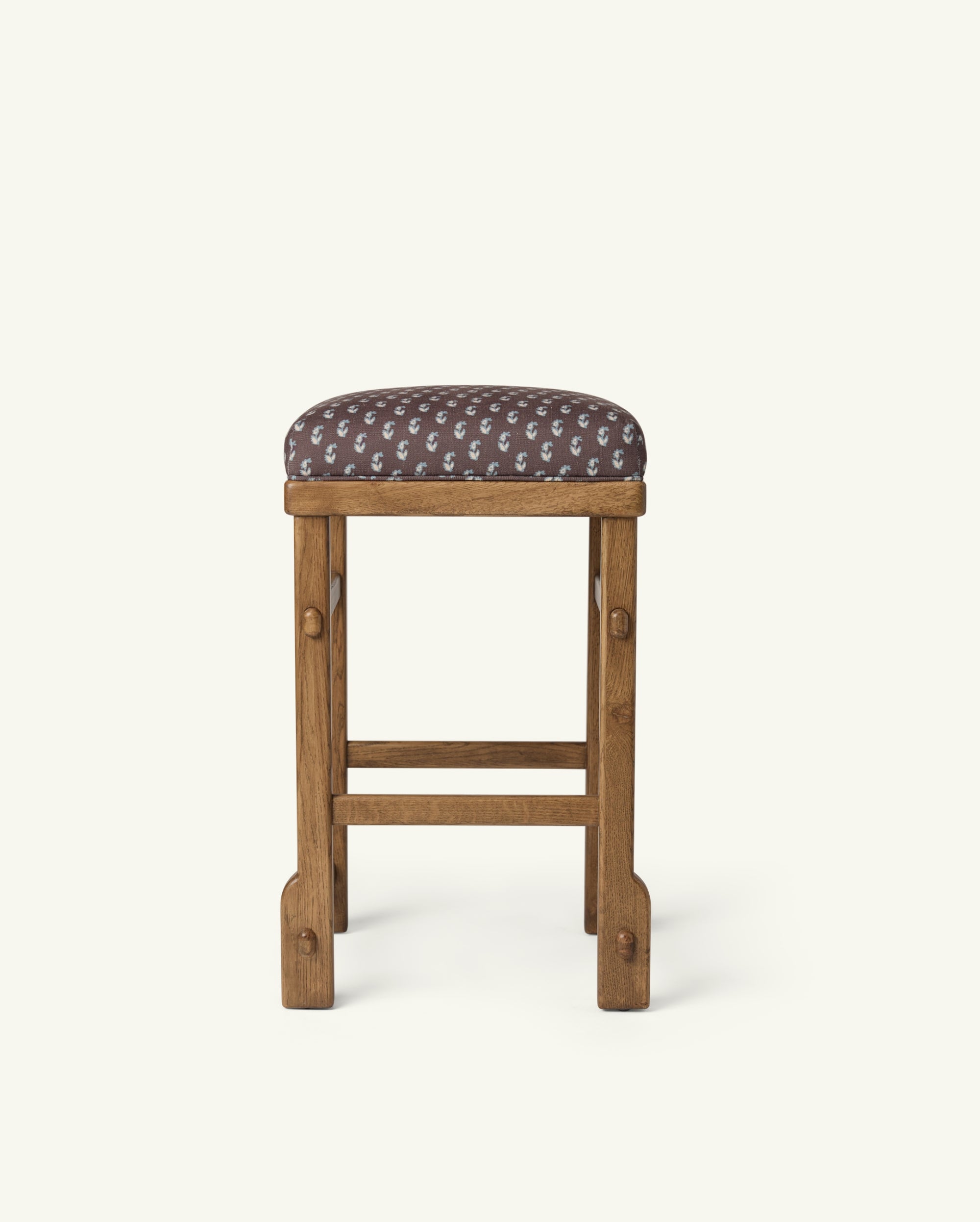 Sari Counter Stool in Cocoa Floral
