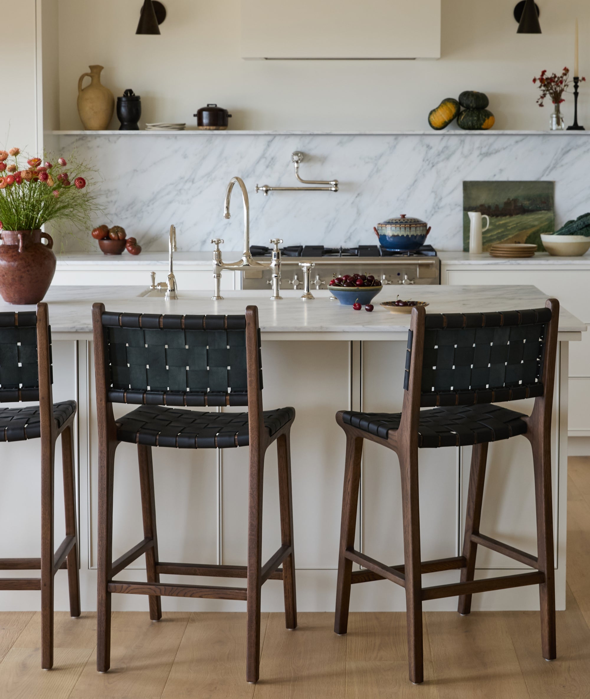 Woven Leather Counter Height Black Woven Bar Stool Woven Leather