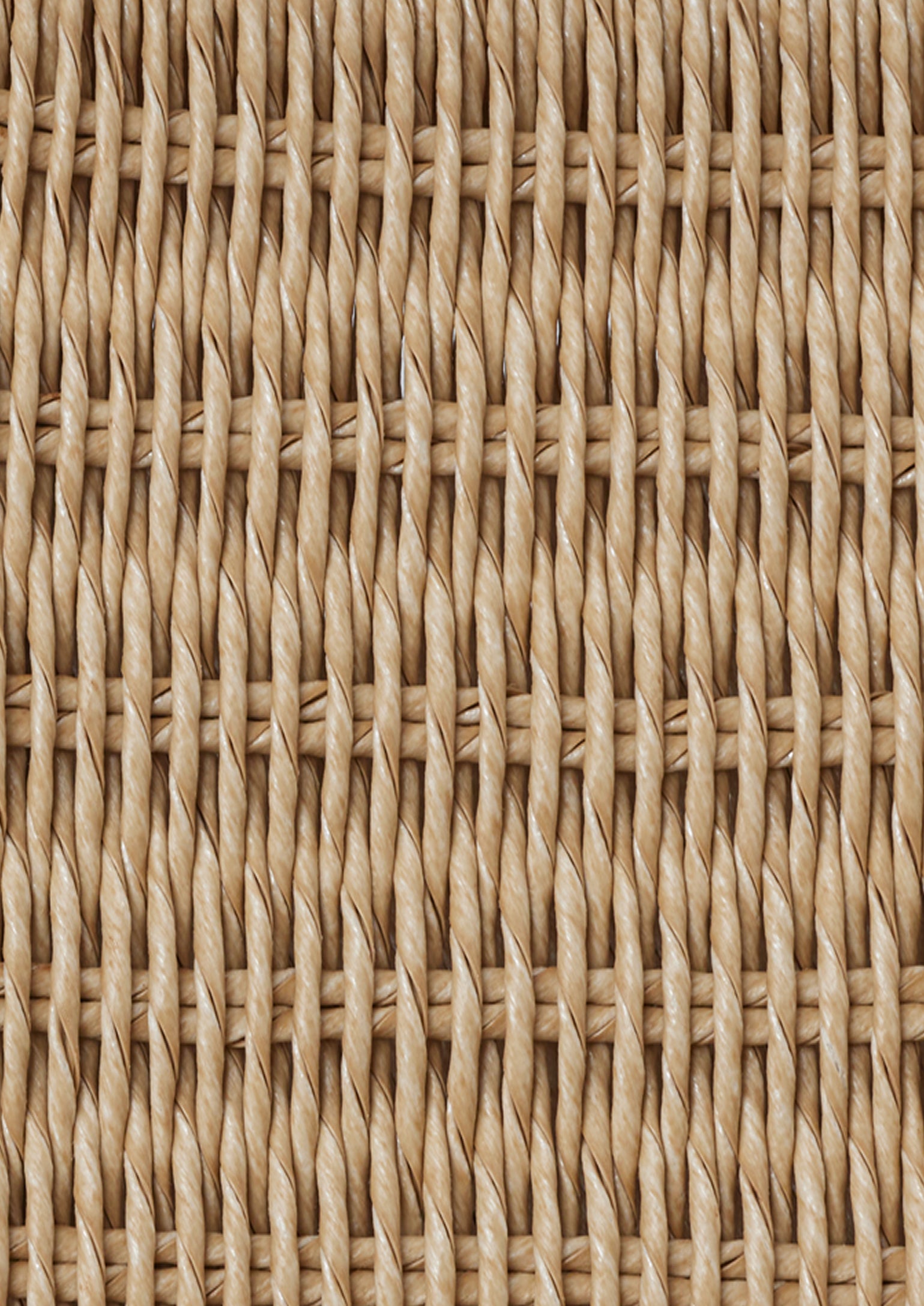 Close-up of a woven synthetic paper cord texture