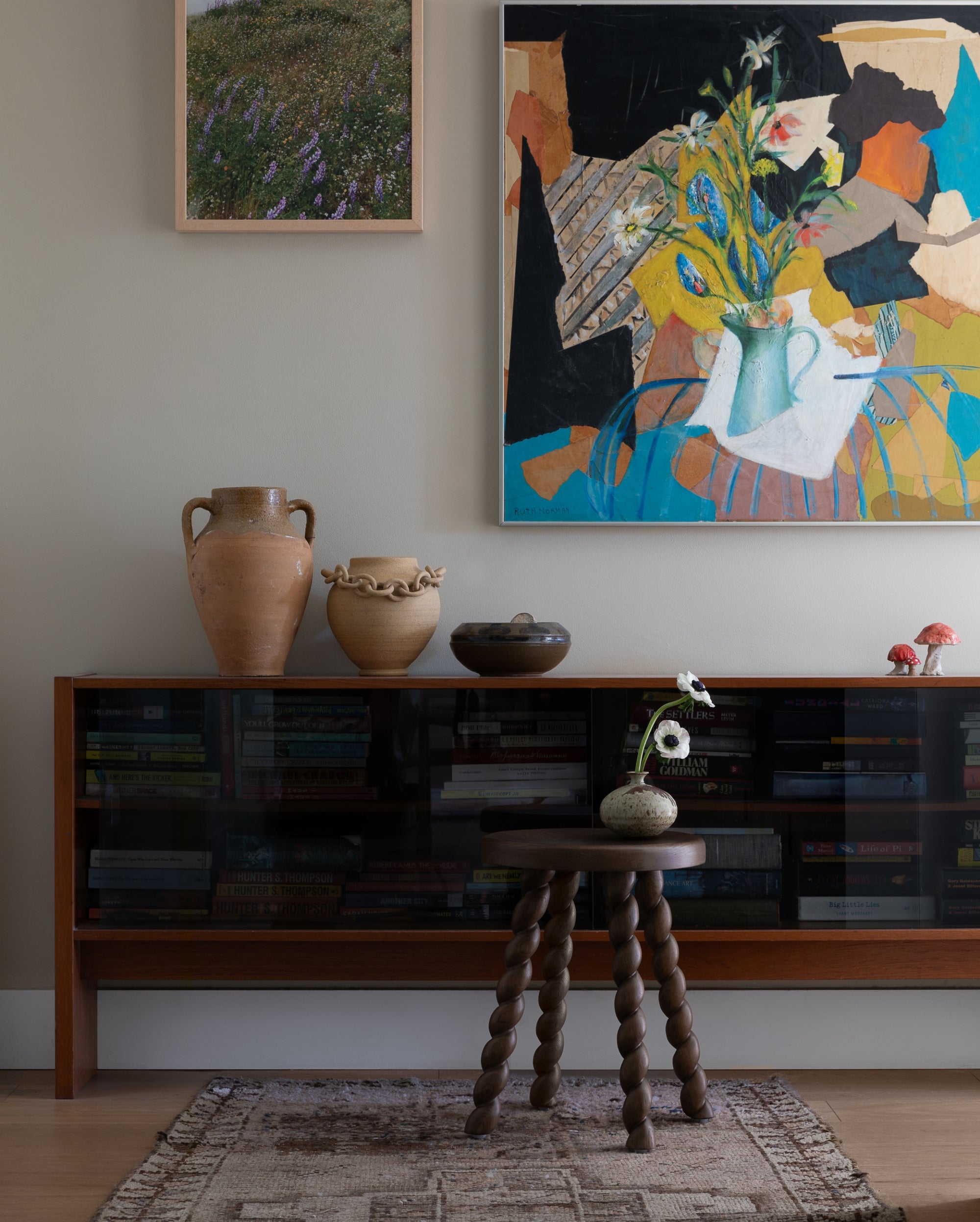 twist side table