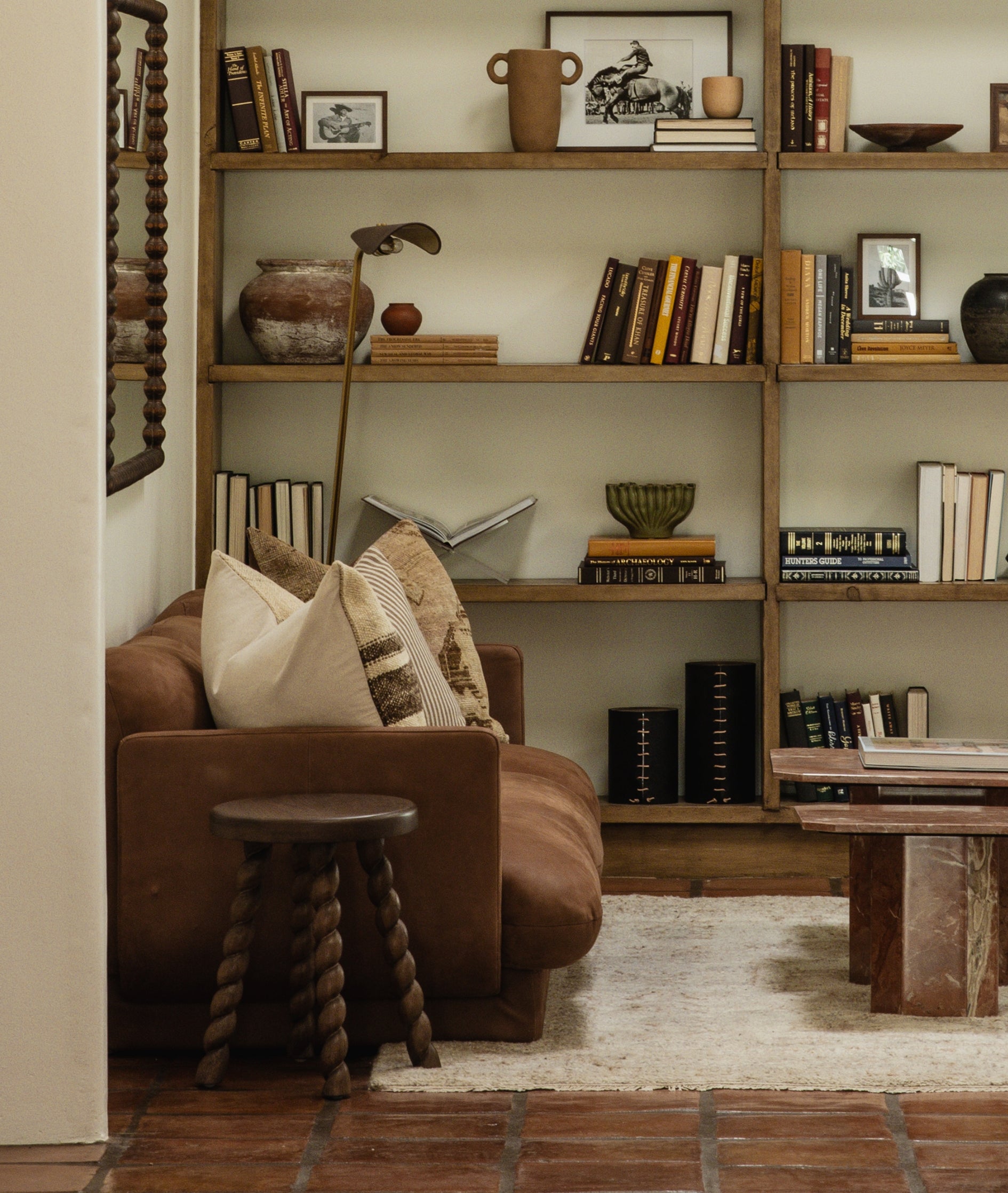 twist side table