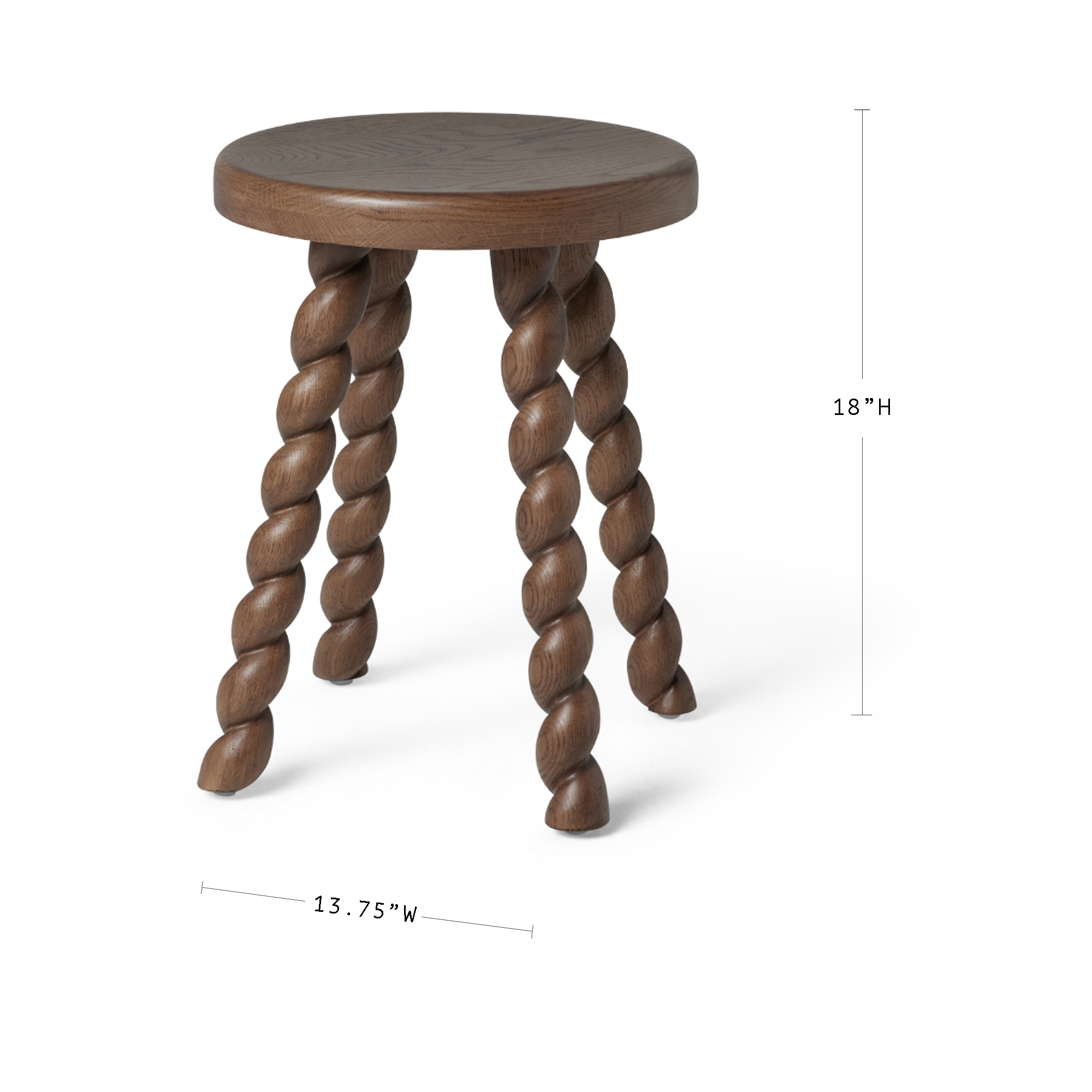 Twist Side Table 25 (真鍮)【ラルバディプロダクト】 Twist Side Table 25 (真鍮)【ラルバディプロダクト】