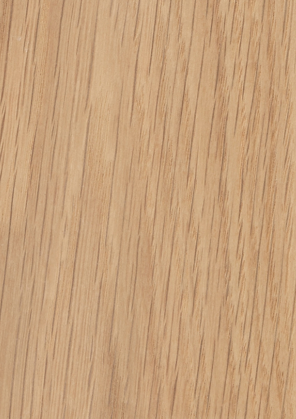 Close-up of a light oak surface with a light tan color and visible grain pattern.