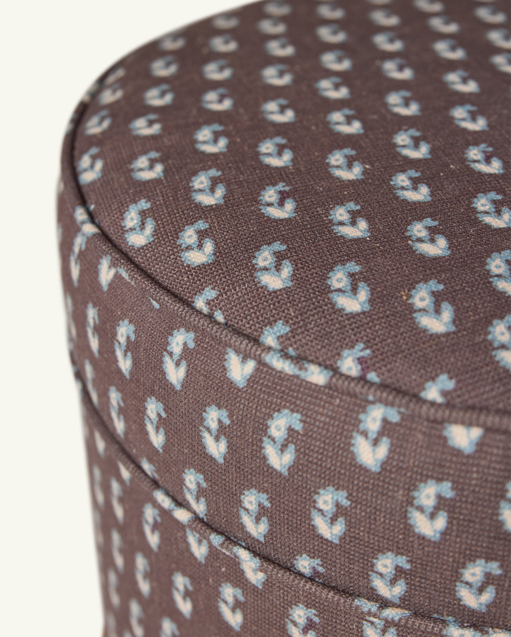 Yara Pouf in Cocoa Floral
