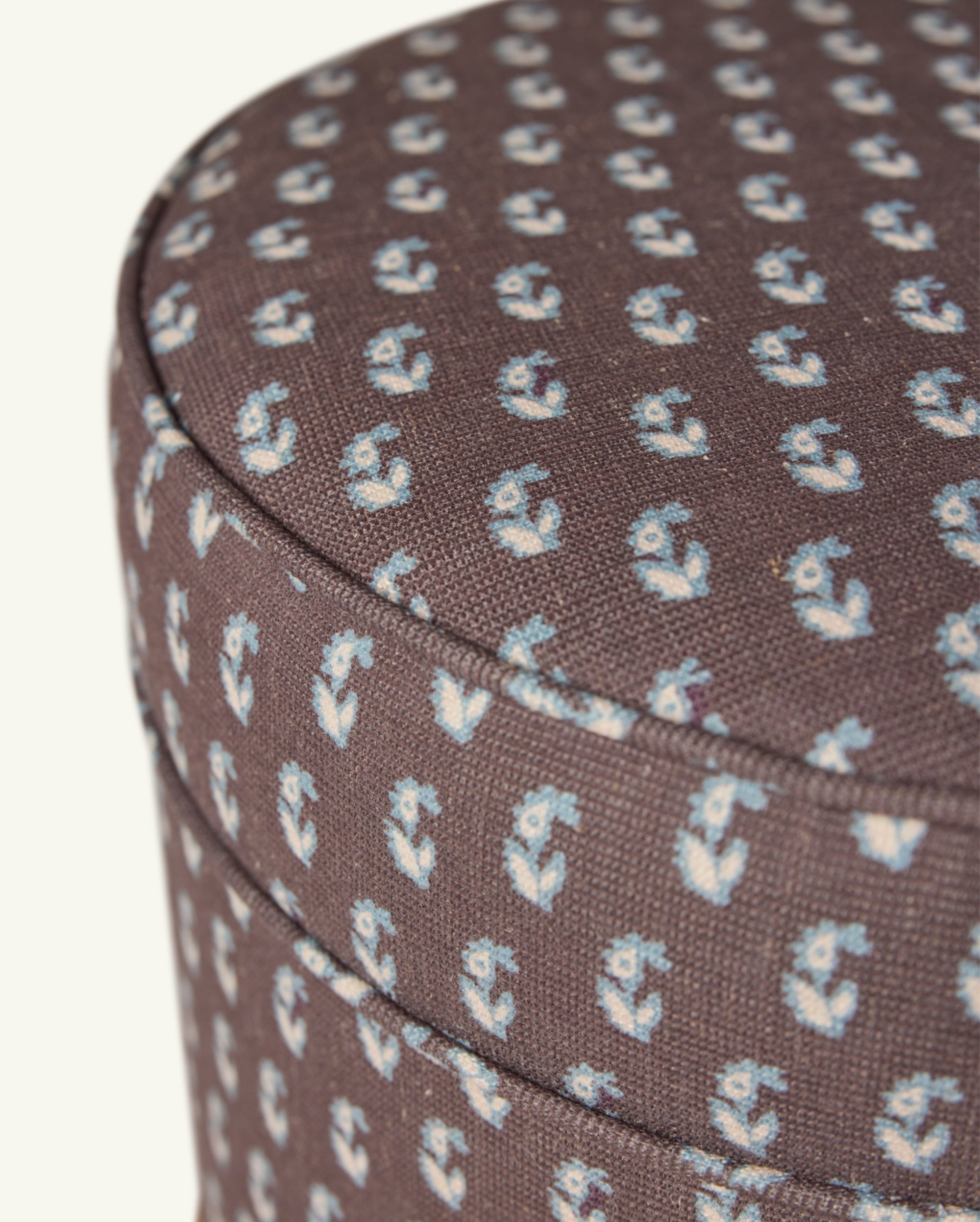 Yara Pouf in Cocoa Floral