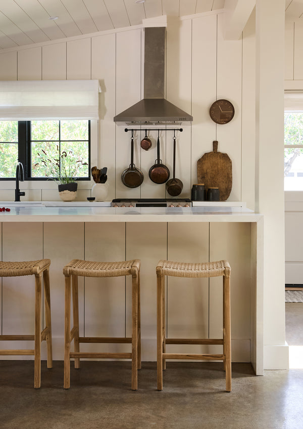 Bali Backless Counter Stool in Paper Cord