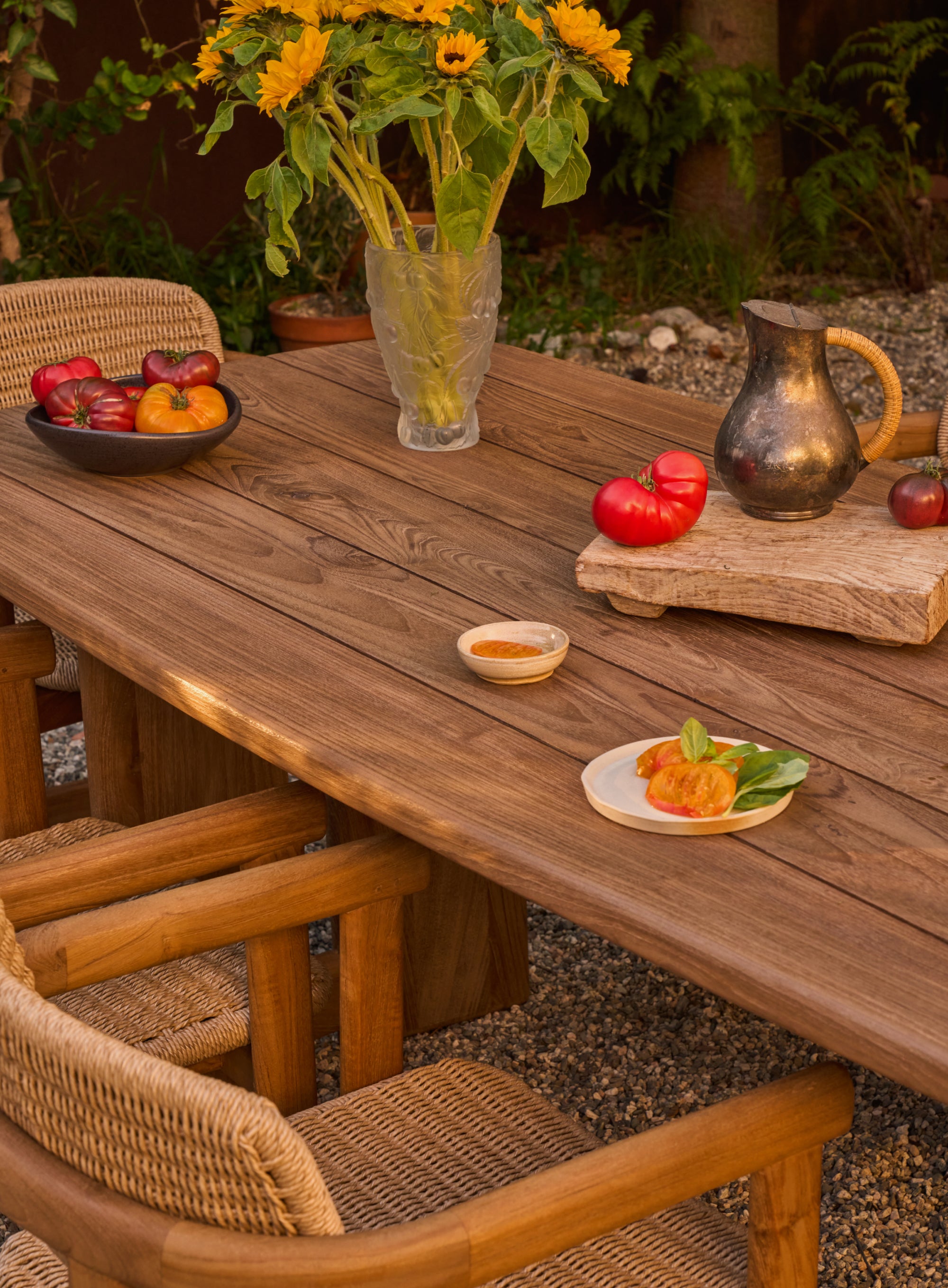 Hollis Dining Table in Reclaimed Teak