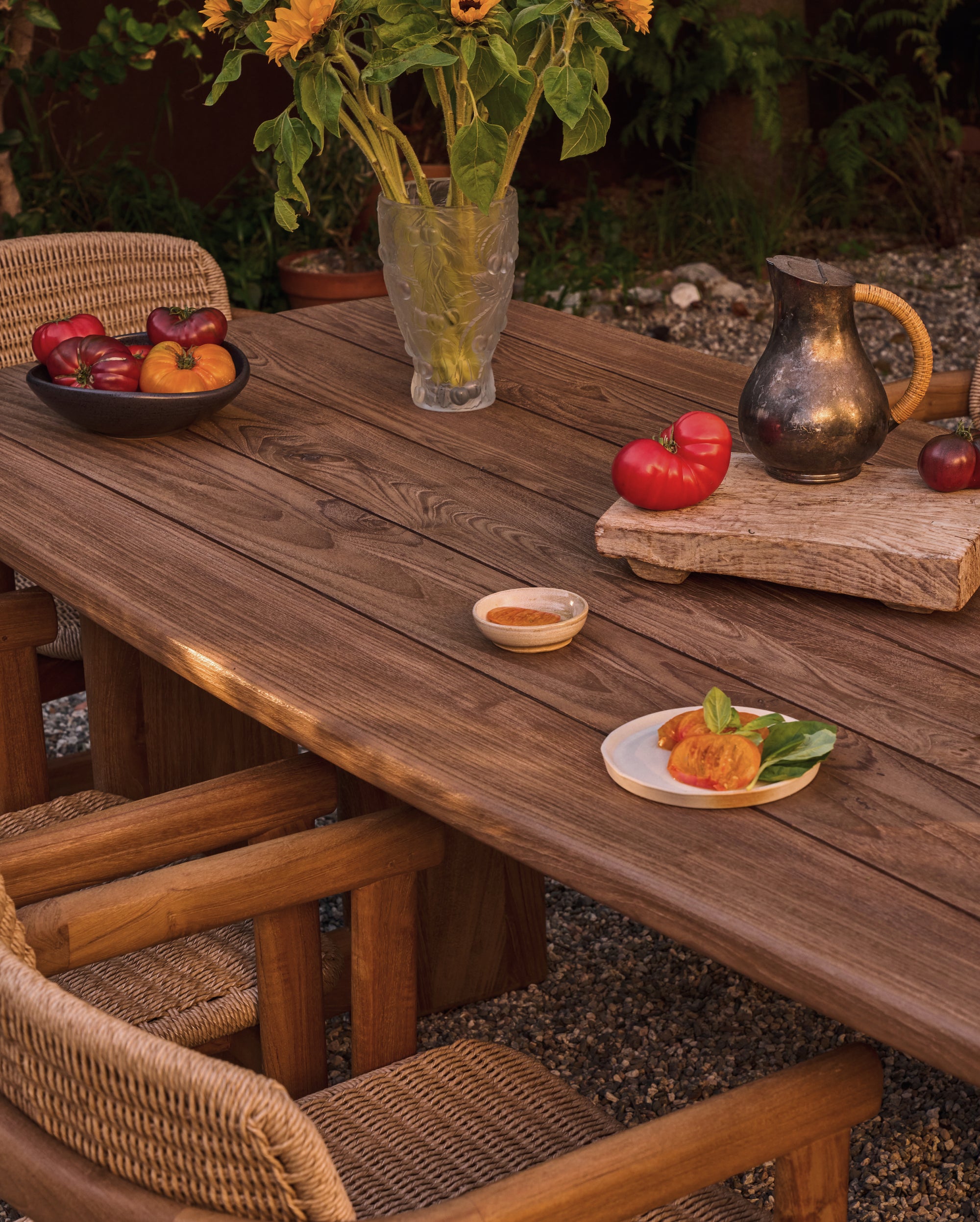 Hollis Dining Table in Reclaimed Teak