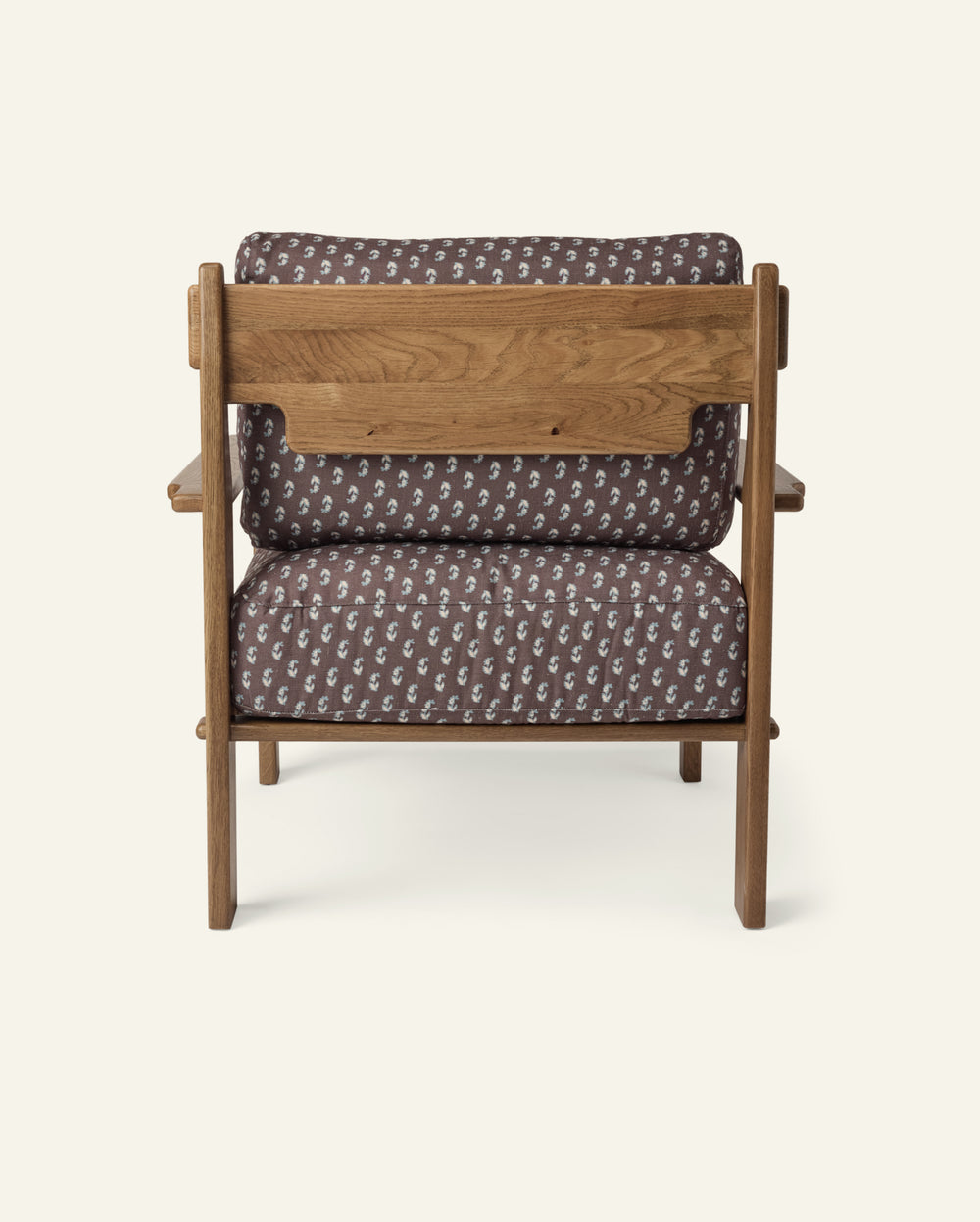 Leela Lounge Chair in Cocoa Floral