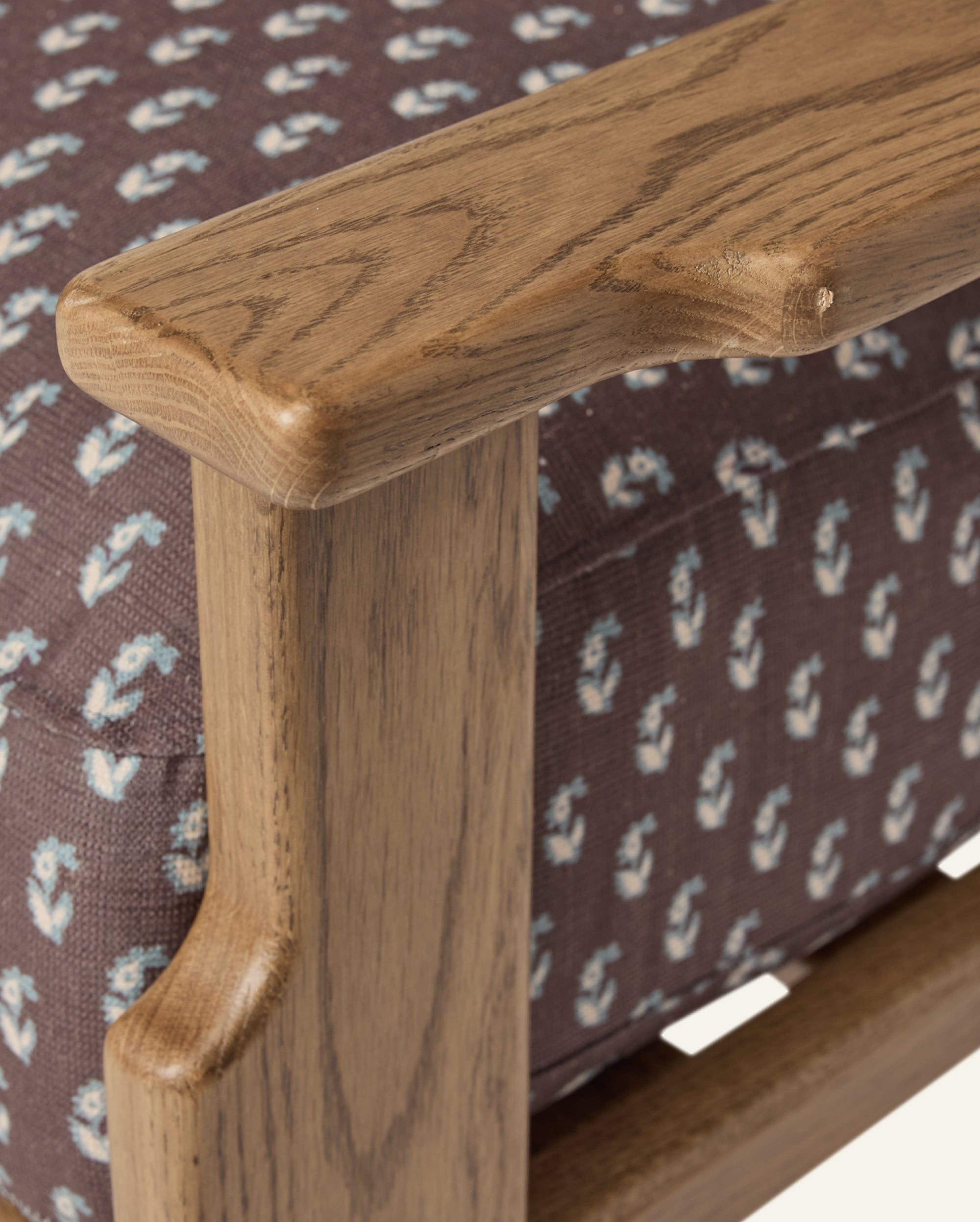 Leela Lounge Chair in Cocoa Floral