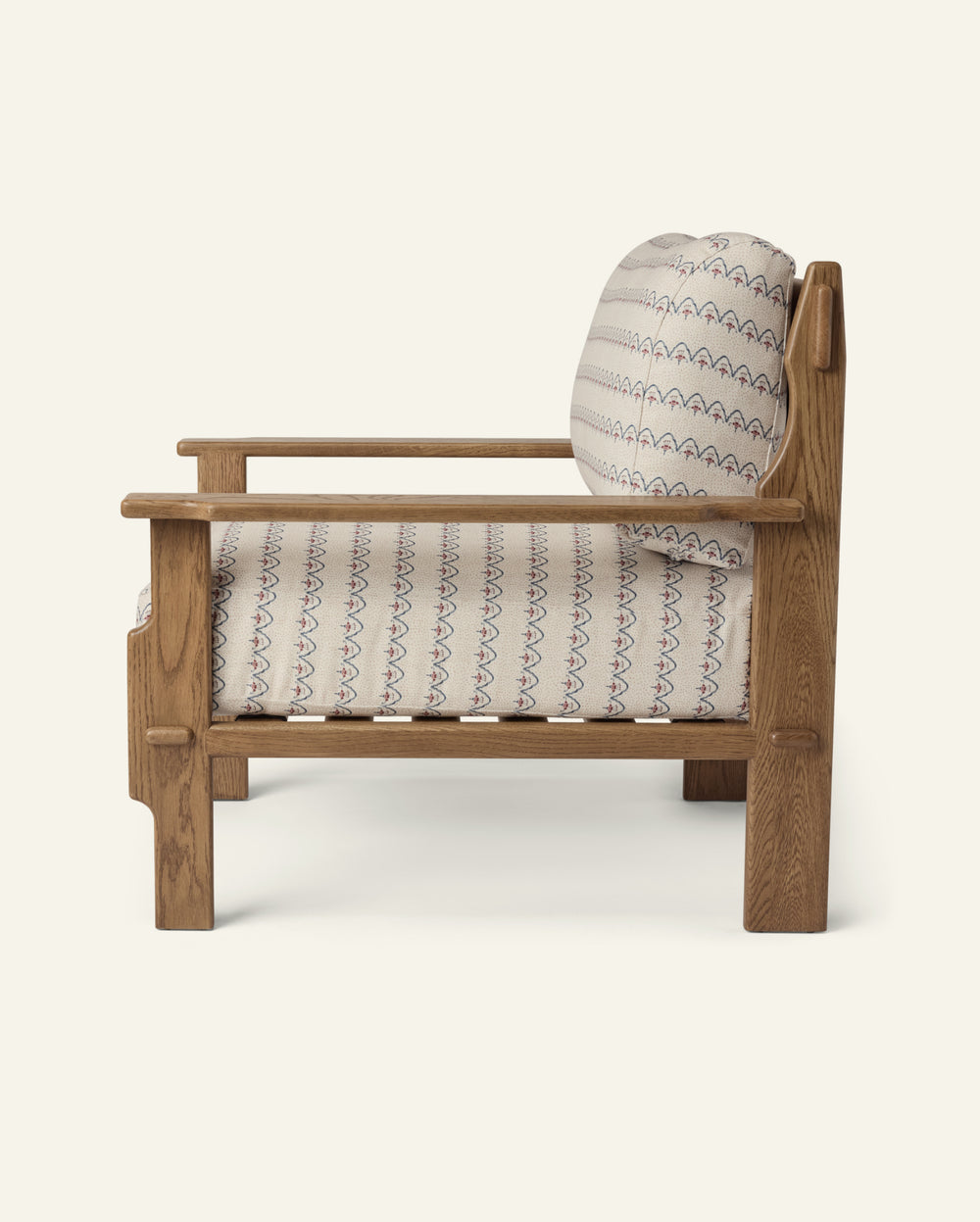 Leela Lounge Chair in Neutral Arches