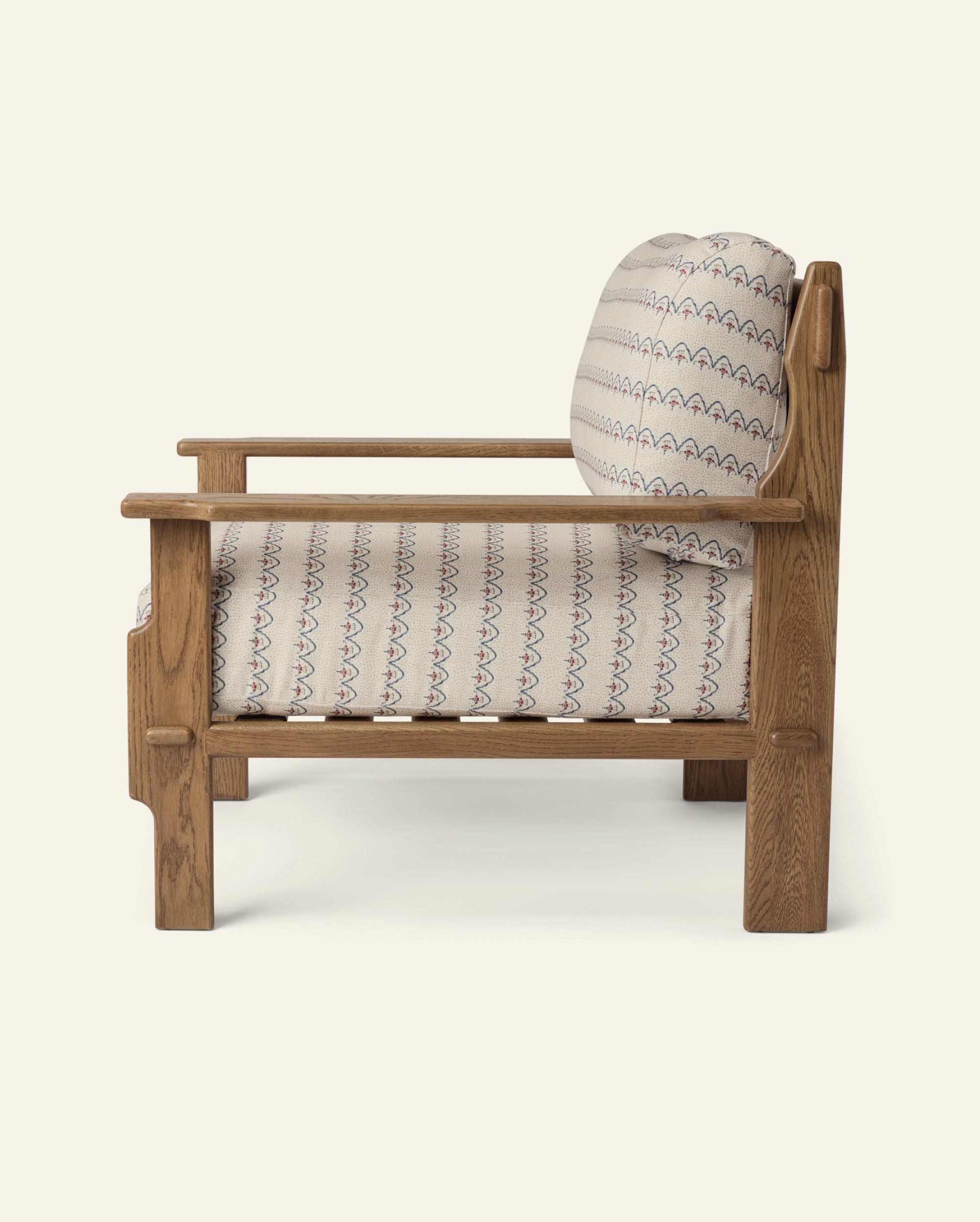 Leela Lounge Chair in Neutral Arches