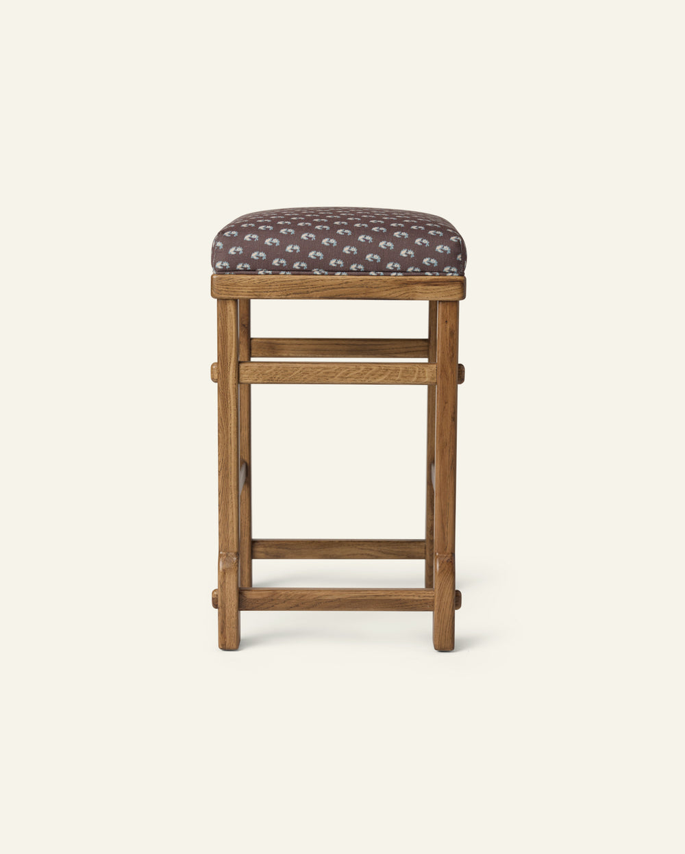 Sari Counter Stool in Cocoa Floral