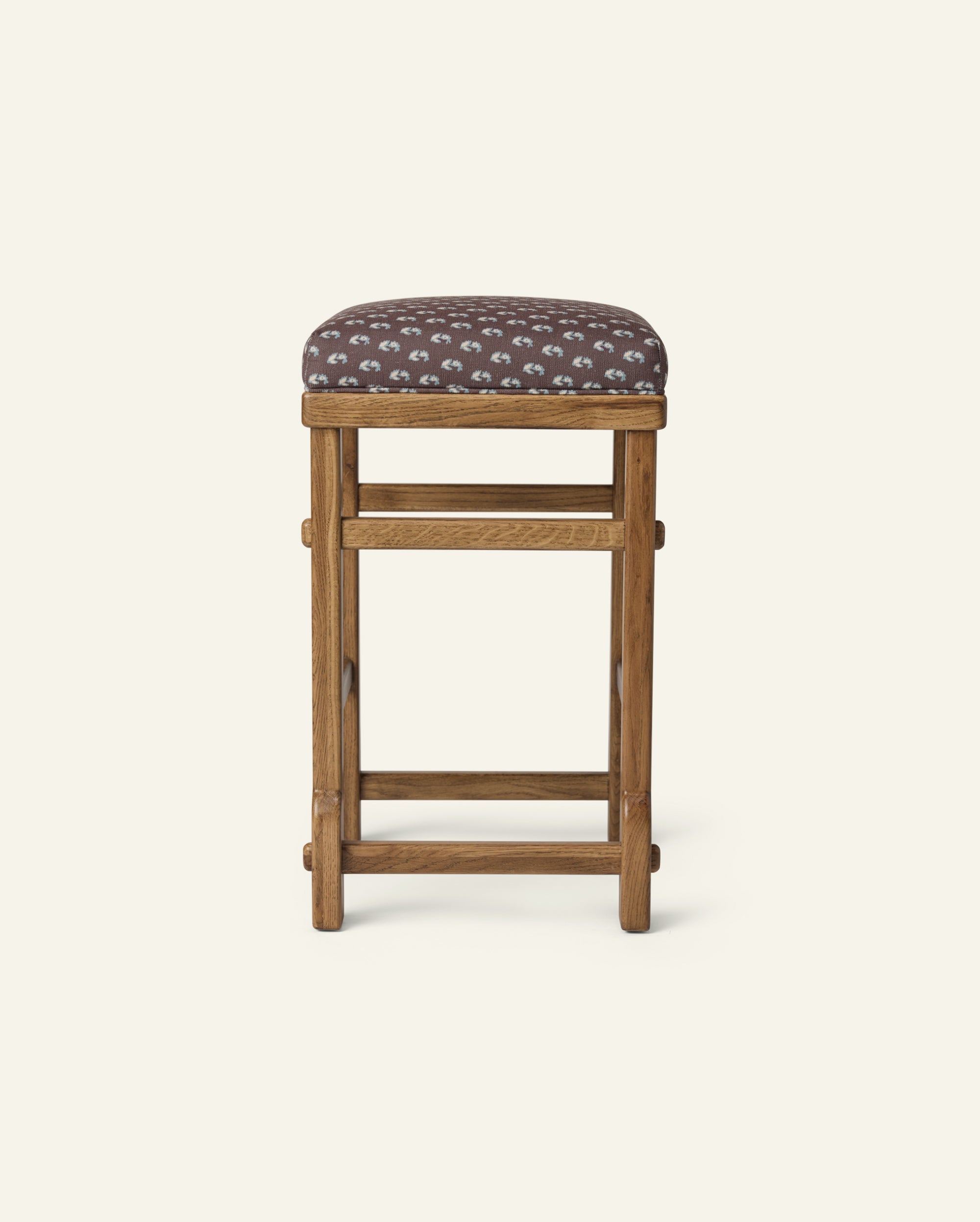 Sari Counter Stool in Cocoa Floral