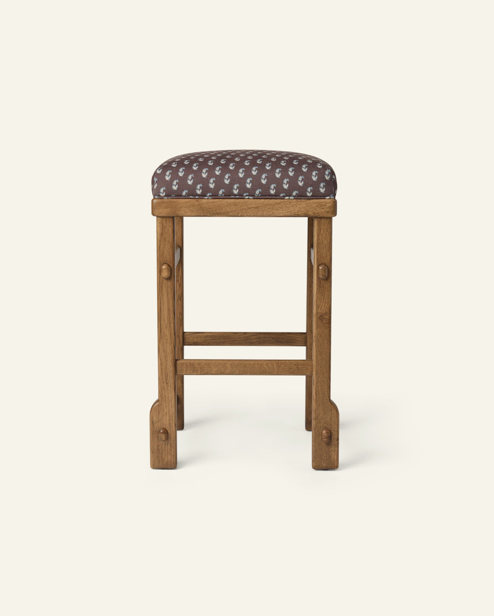 Sari Counter Stool in Cocoa Floral