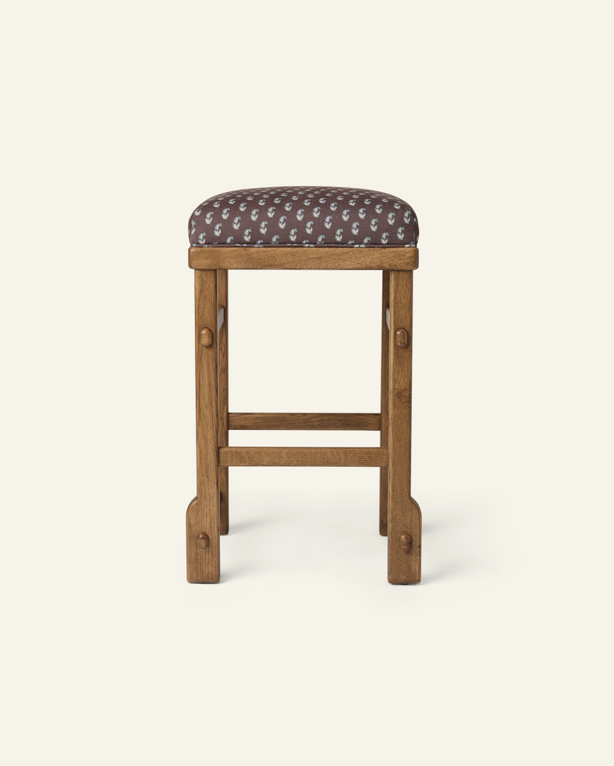 Sari Counter Stool in Cocoa Floral