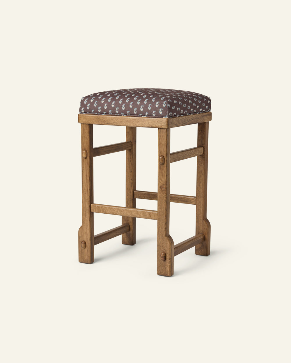 Sari Counter Stool in Cocoa Floral