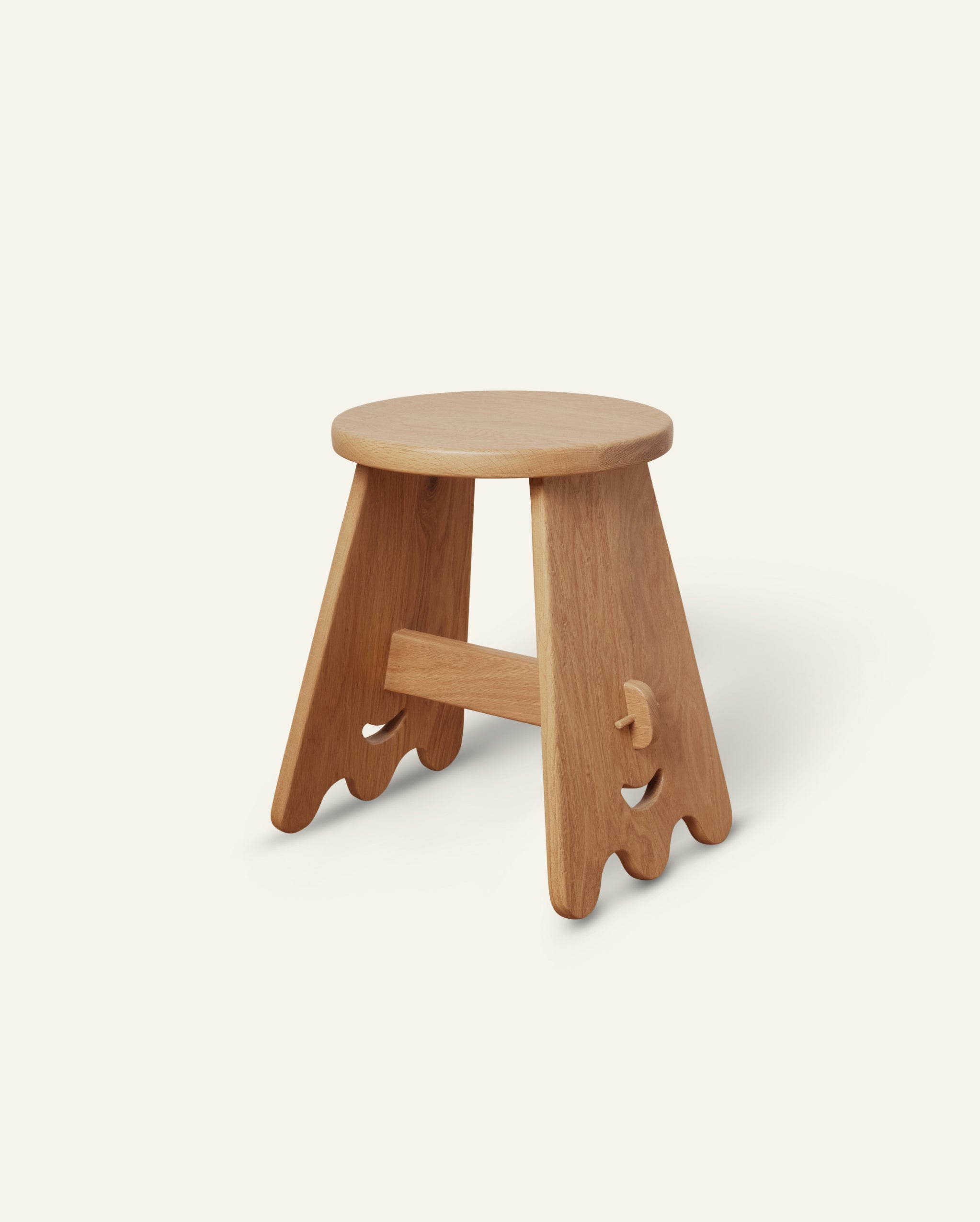 Senja Side Table in White Oak – Hati Home