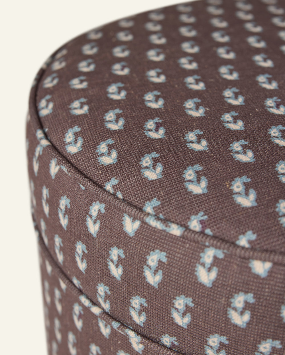 Yara Pouf in Cocoa Floral