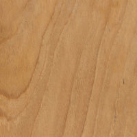 Close-up of a classic teak surface with a natural grain pattern
